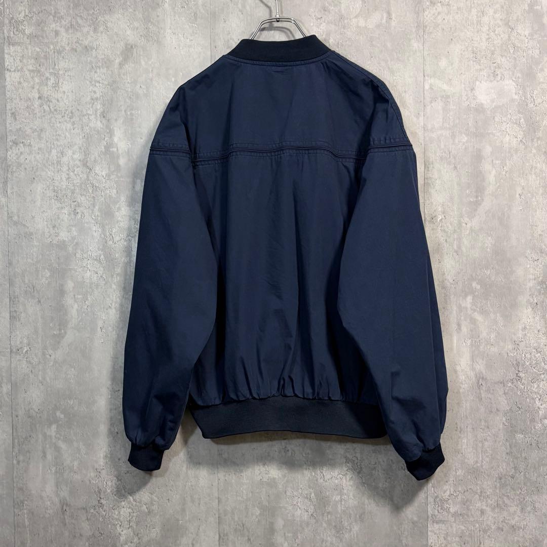 KNIGHTSBRIDGEダービージャケットMネイビー90s短丈ブルゾン