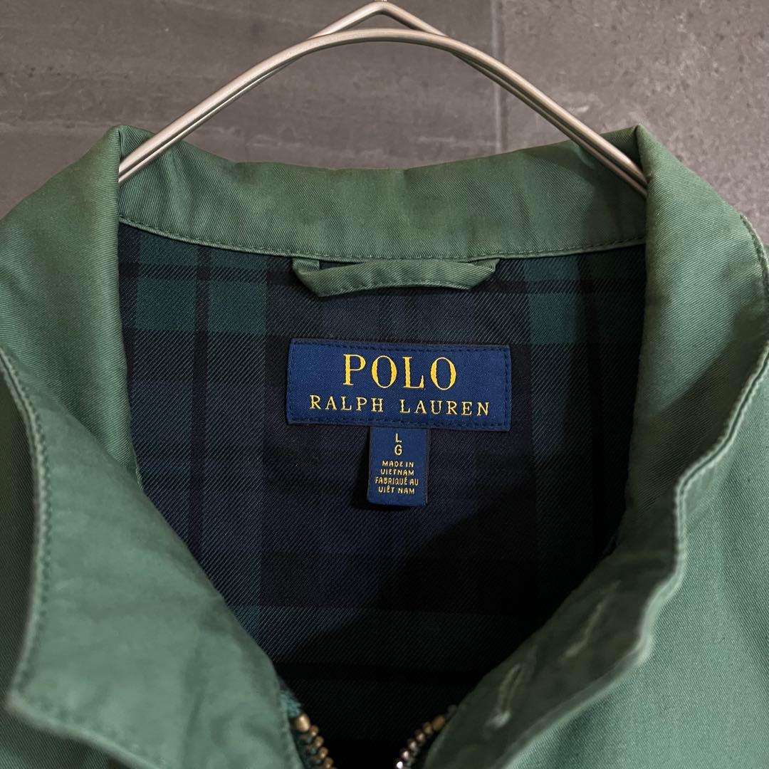 現行 正規品 ポロ ラルフローレン スウィングトップ 緑 アウター グリーン L