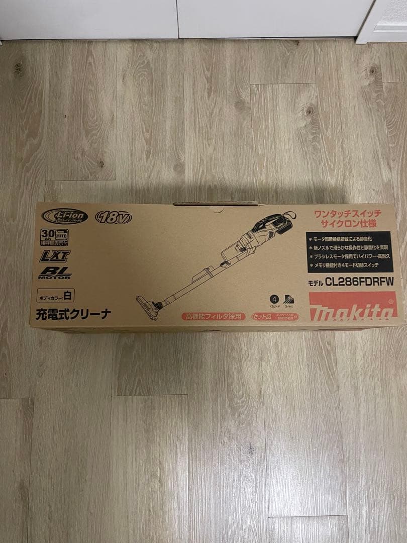 makita CL286FDRFW 白　18Vバッテリー充電機付