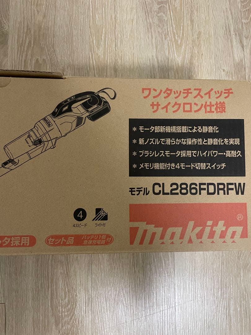 makita CL286FDRFW 白　18Vバッテリー充電機付