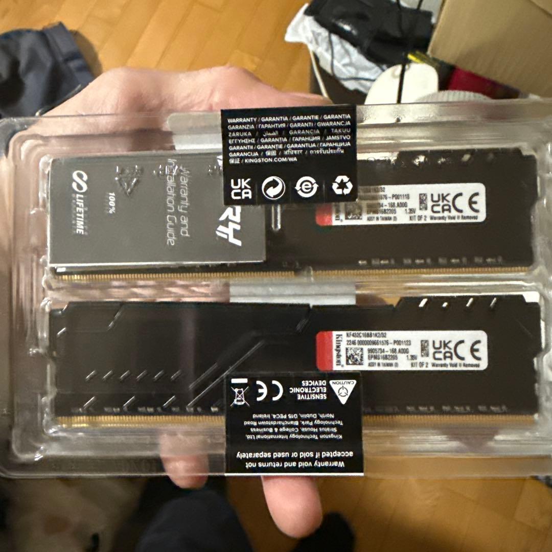 メモリー Kingston FURY Beast 32GB DDR4 3200MHz