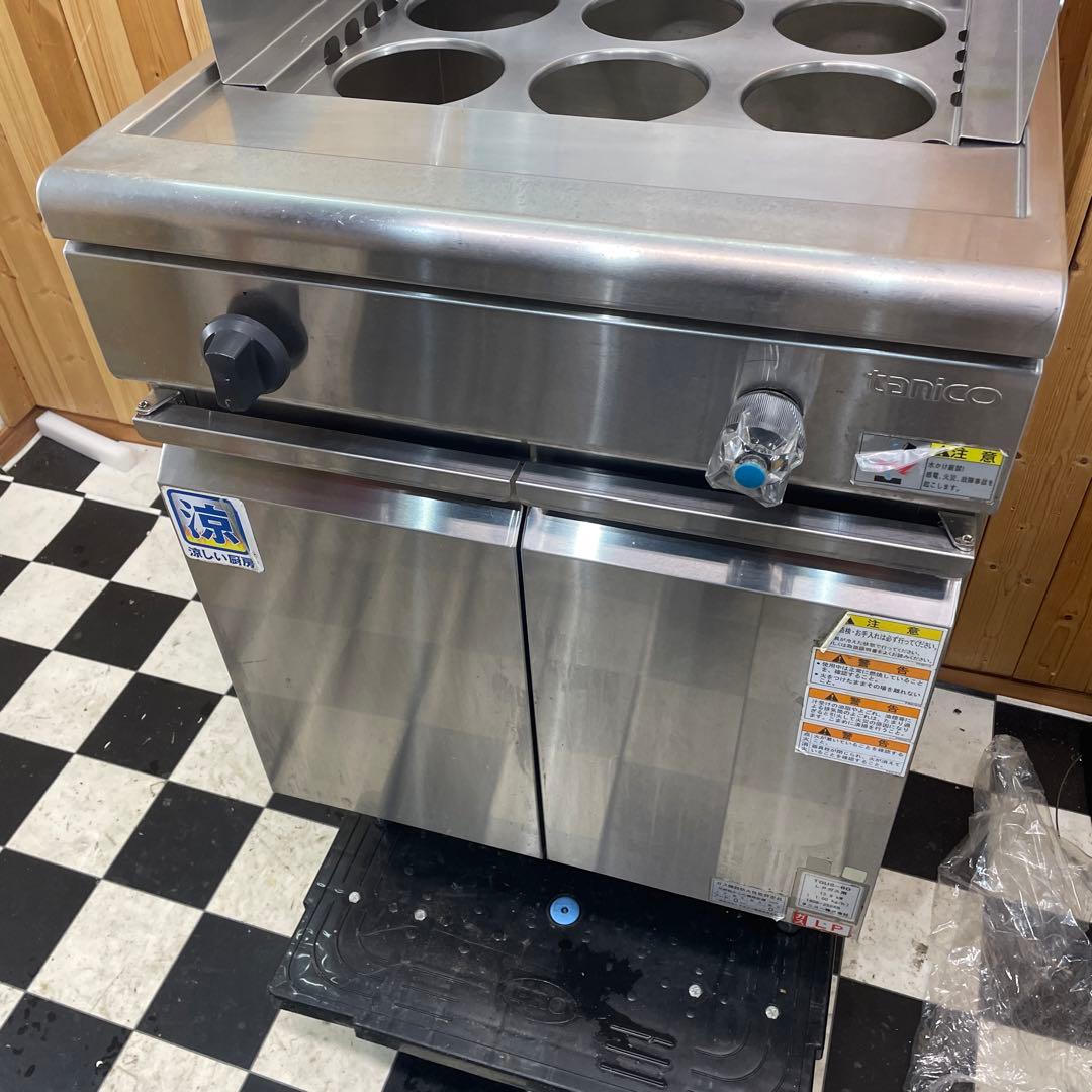 【岐阜市直接引き取り限定】タニコー　6口ゆで麺機　TGUS-60　2018年製