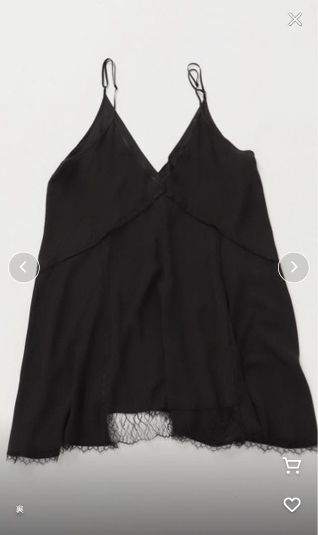 AP STUDIO レースドッキングキャミワンピース