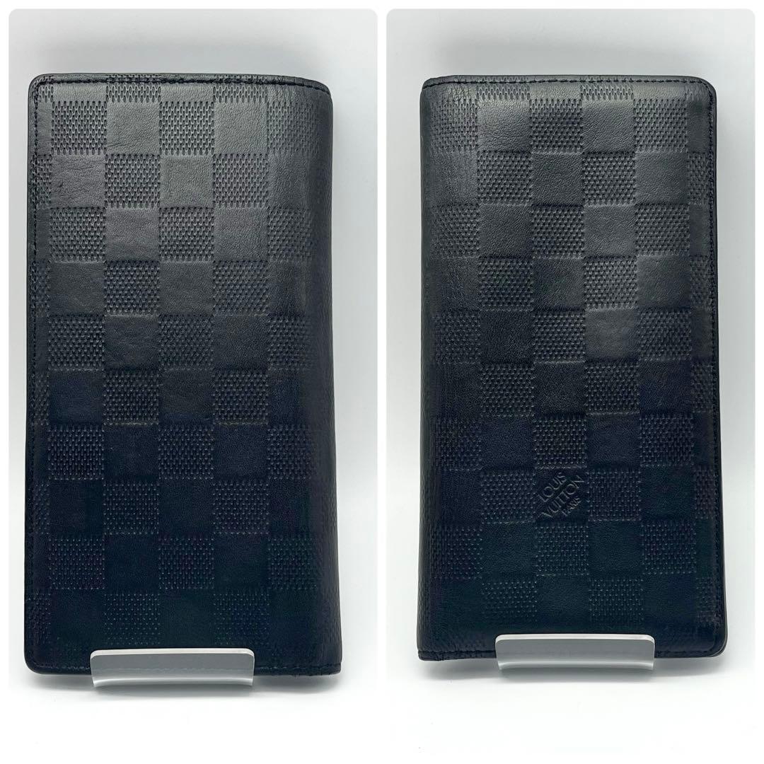 ルイヴィトン　ポルトフォイユブラザ　ダミエアンフィニ　ブラック　N63010