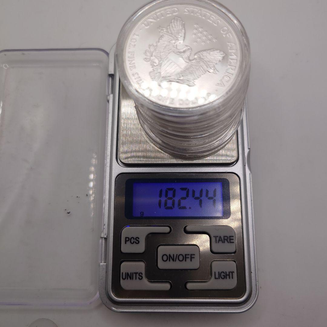 2014年 2013年 2002年 ウォーキングリバティ銀貨 5枚 ka2901