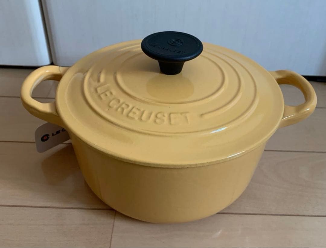 ル・クルーゼ ココットロンド　16センチ　サフラン　未使用