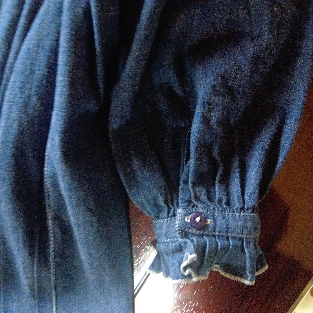 ☆ピンクハウス☆デニム フリル付きワンピース