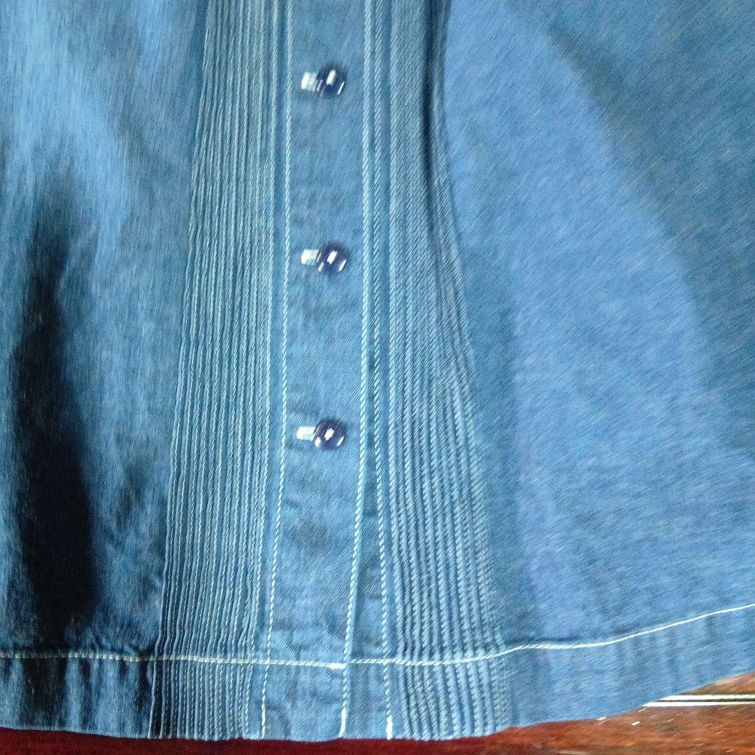 ☆ピンクハウス☆デニム フリル付きワンピース