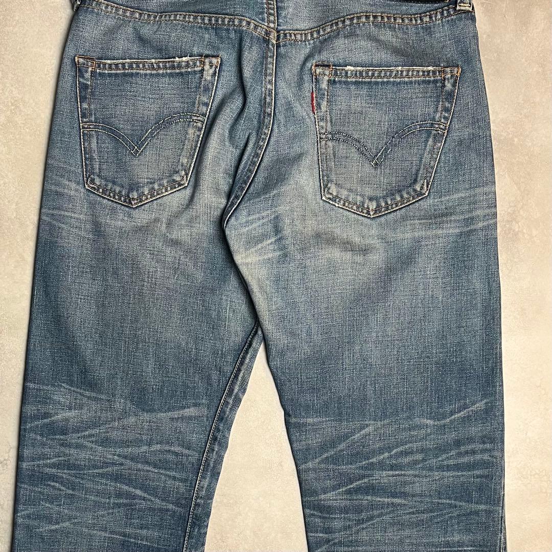 【雰囲気◎】LEVI‘S 501XX LVC1947 W36【鬼ヒゲハチノス】