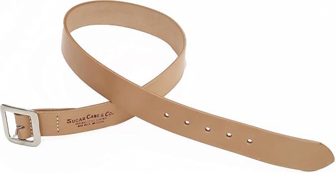 SUGAR CANE 定番ギャリソンベルト ベージュ　34 新品 未使用