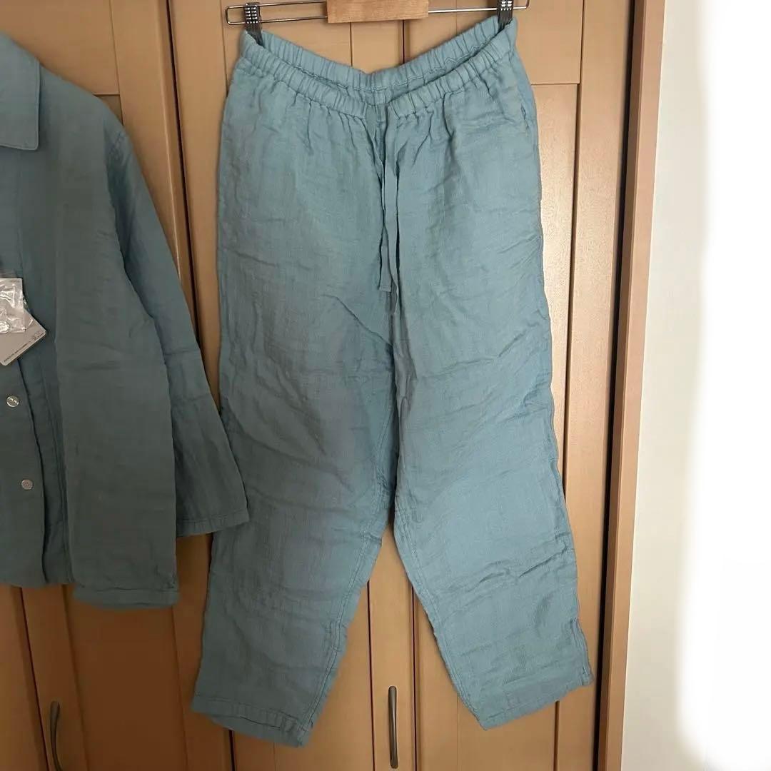 【新品タグ付】UCHINO マシュマロワッフルガーゼライト 快眠パジャマL 上下