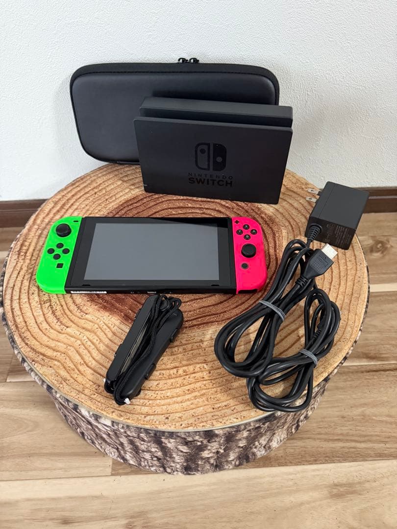 Nintendo Switch ニンテンドースイッチ本体　GRN/PNK 箱無し