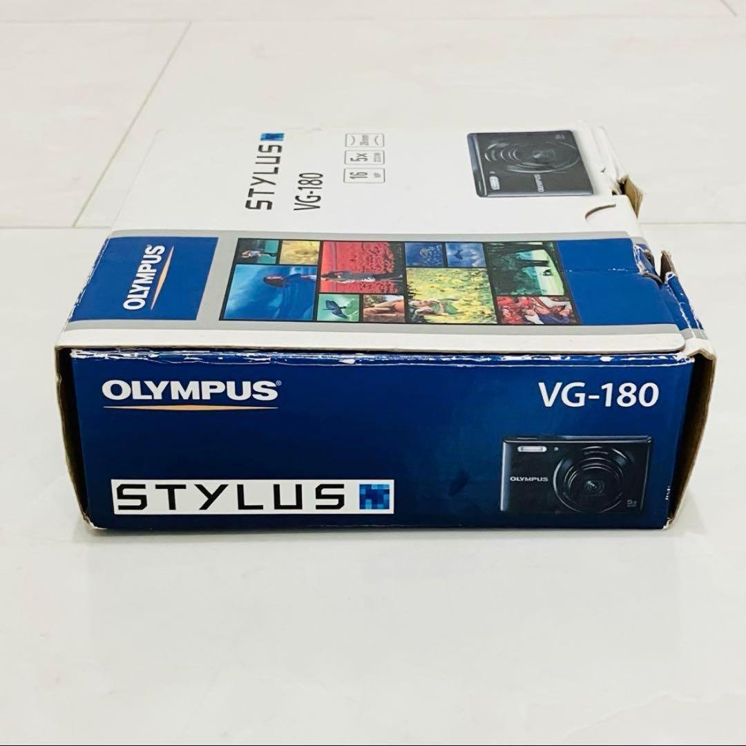 極美品 OLYMPUS STYLUS VGー180 ブラック 完品
