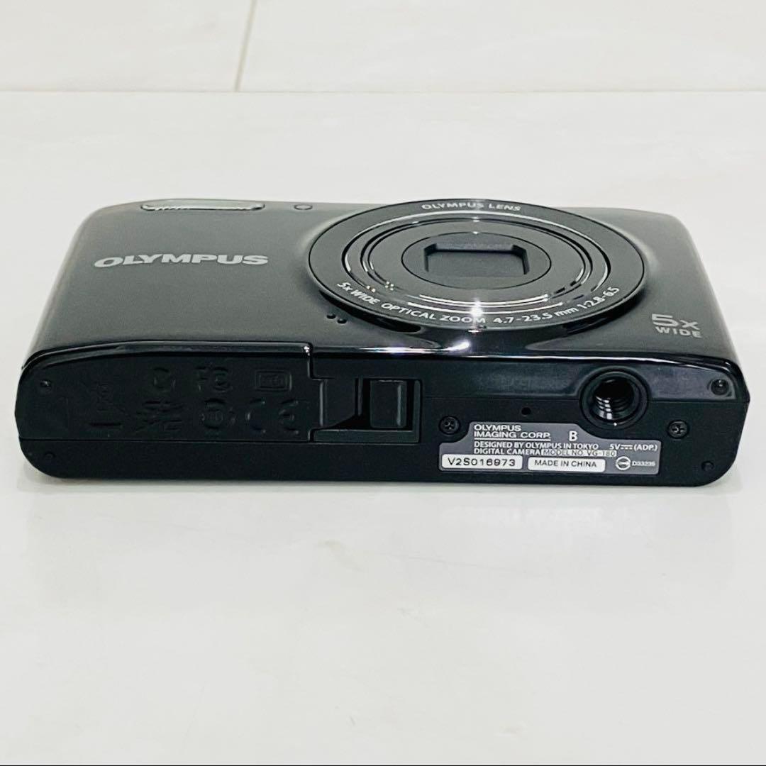 極美品 OLYMPUS STYLUS VGー180 ブラック 完品