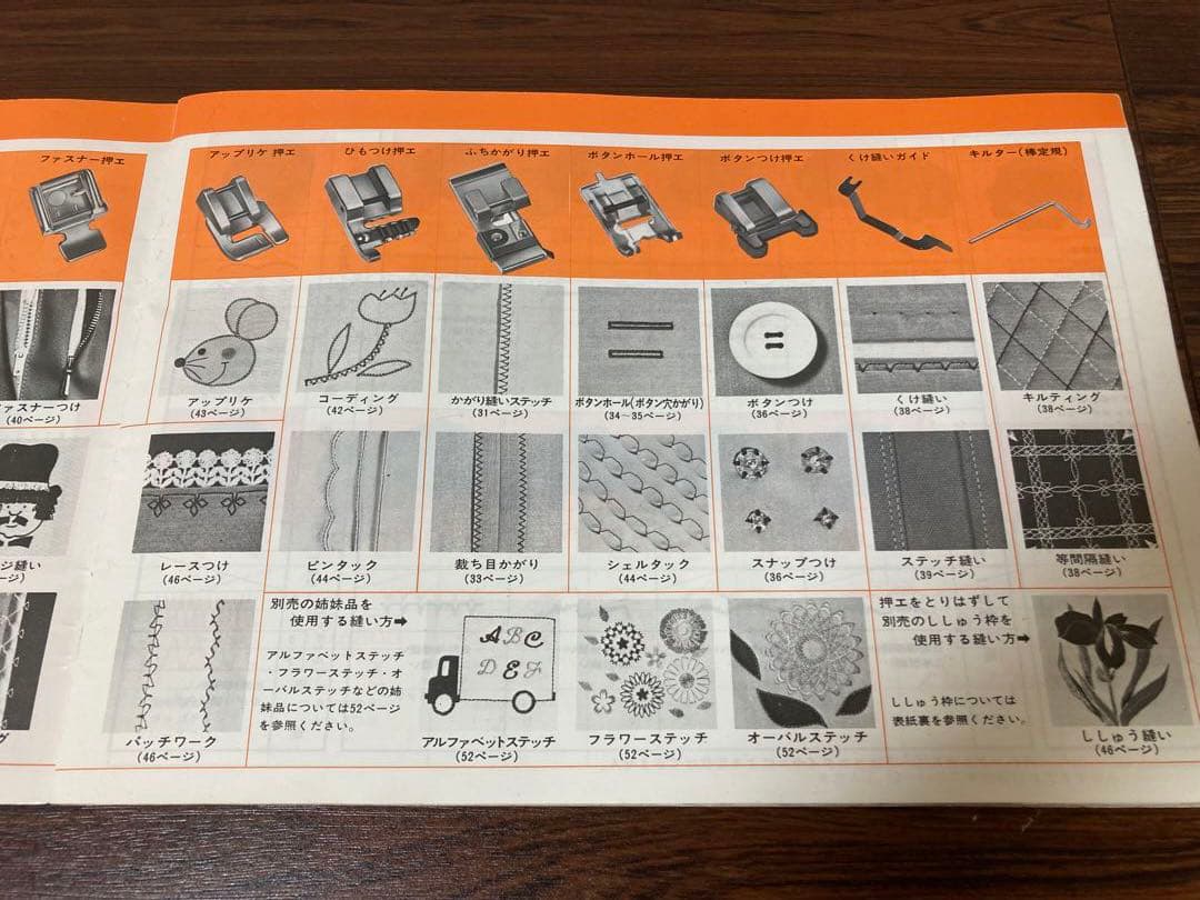 ジャノメ　トピアレーヌ804型　デスク型高級ミシン　模様縫いカム