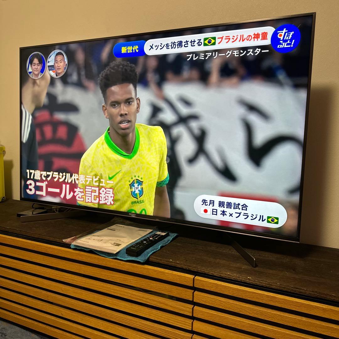 【超美品】SONY BRAVIA 55v型2020年式保護フィルム付スタンド新品