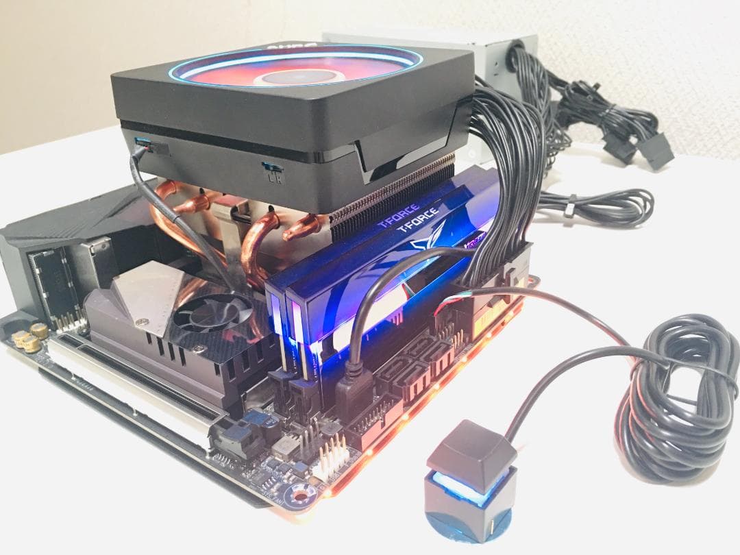 RYZEN 7 5700G■X570 ITX■4800MHzメモリ■電源セット