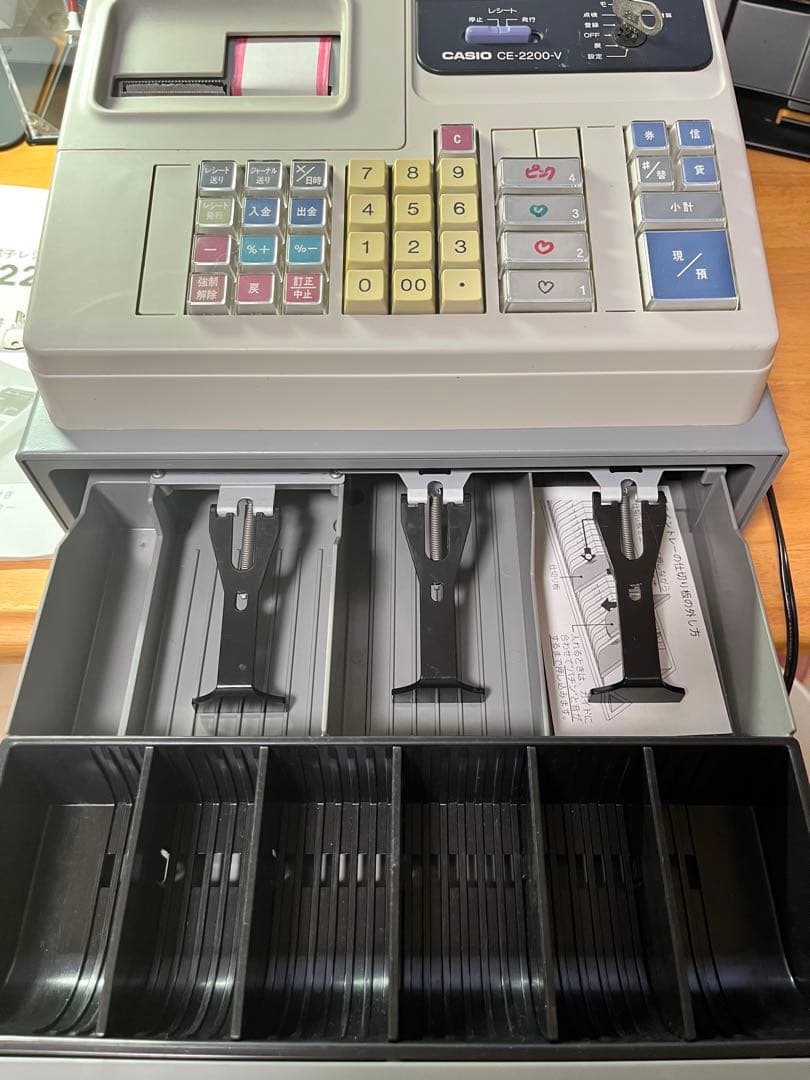 カシオ電子レジスター　CE-2200極美品✨