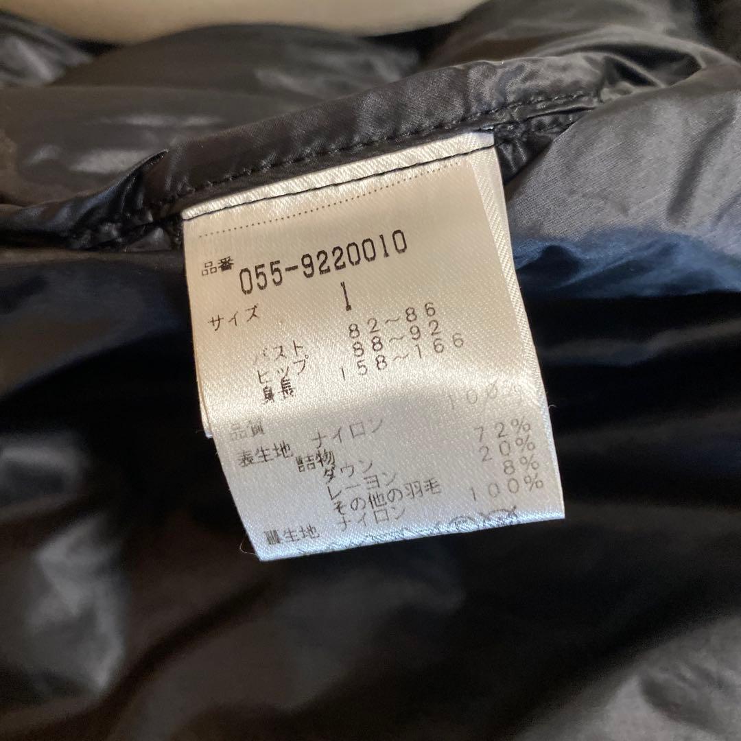 PEARLY GATES ブラックダウンジャケット サイズ1 レディース