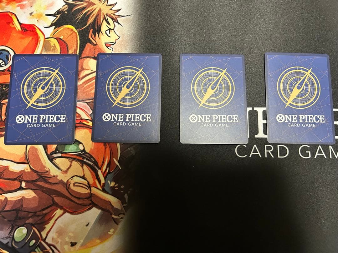 ワンピースカードルフィ　プロモ　週刊少年ジャンプ付録 4枚セット