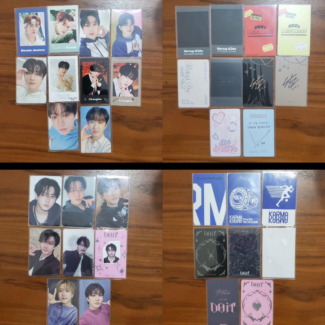 【Changbin】74点のおまとめ売り トレカ57枚、シール、缶バッジなど