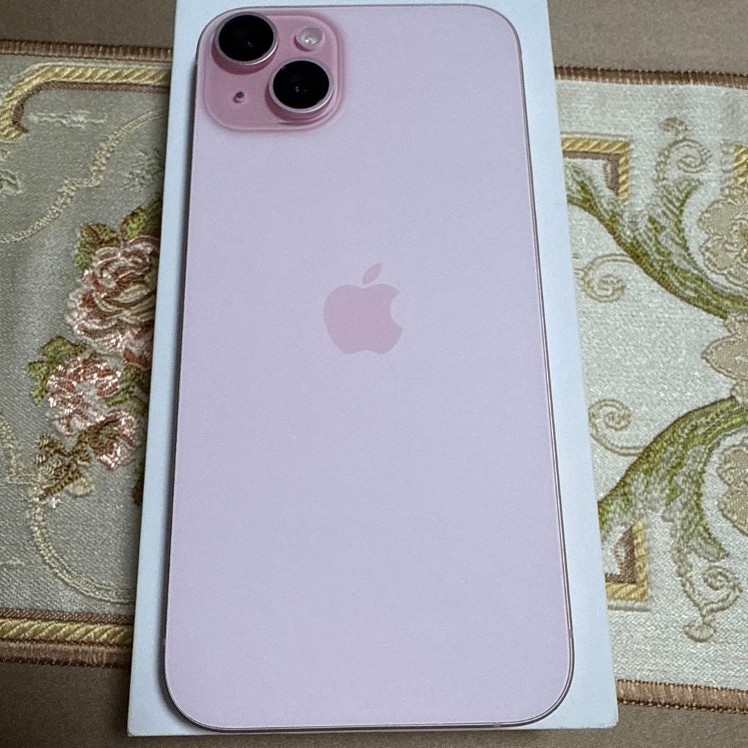 iPhone 15 Plusピンク 6.7インチ　128GB 充電ケーブル箱付き