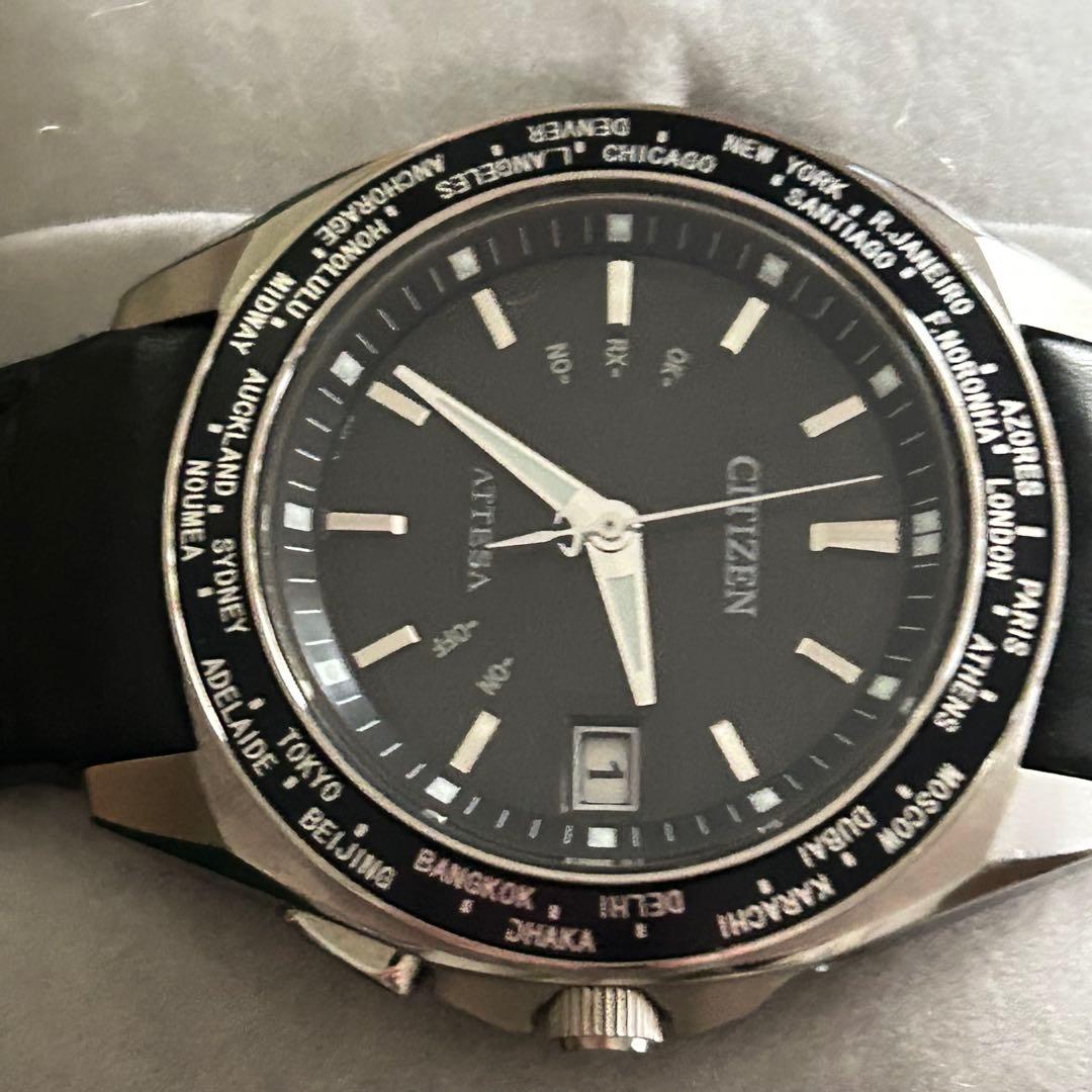 シチズンアテッサワールドタイム 電波ソーラー腕時計