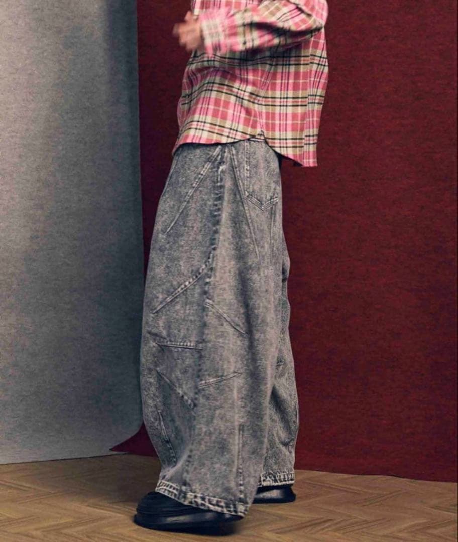 パンツ Maison Special Prime-Wide Denim Balloon