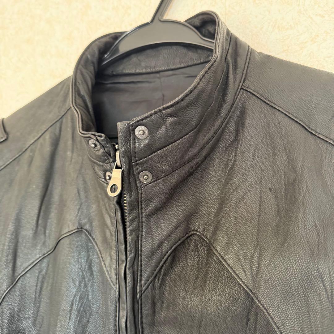 b926希少⭐︎PPFM 90s00sY2K八の字ラムレザーライダーarchive