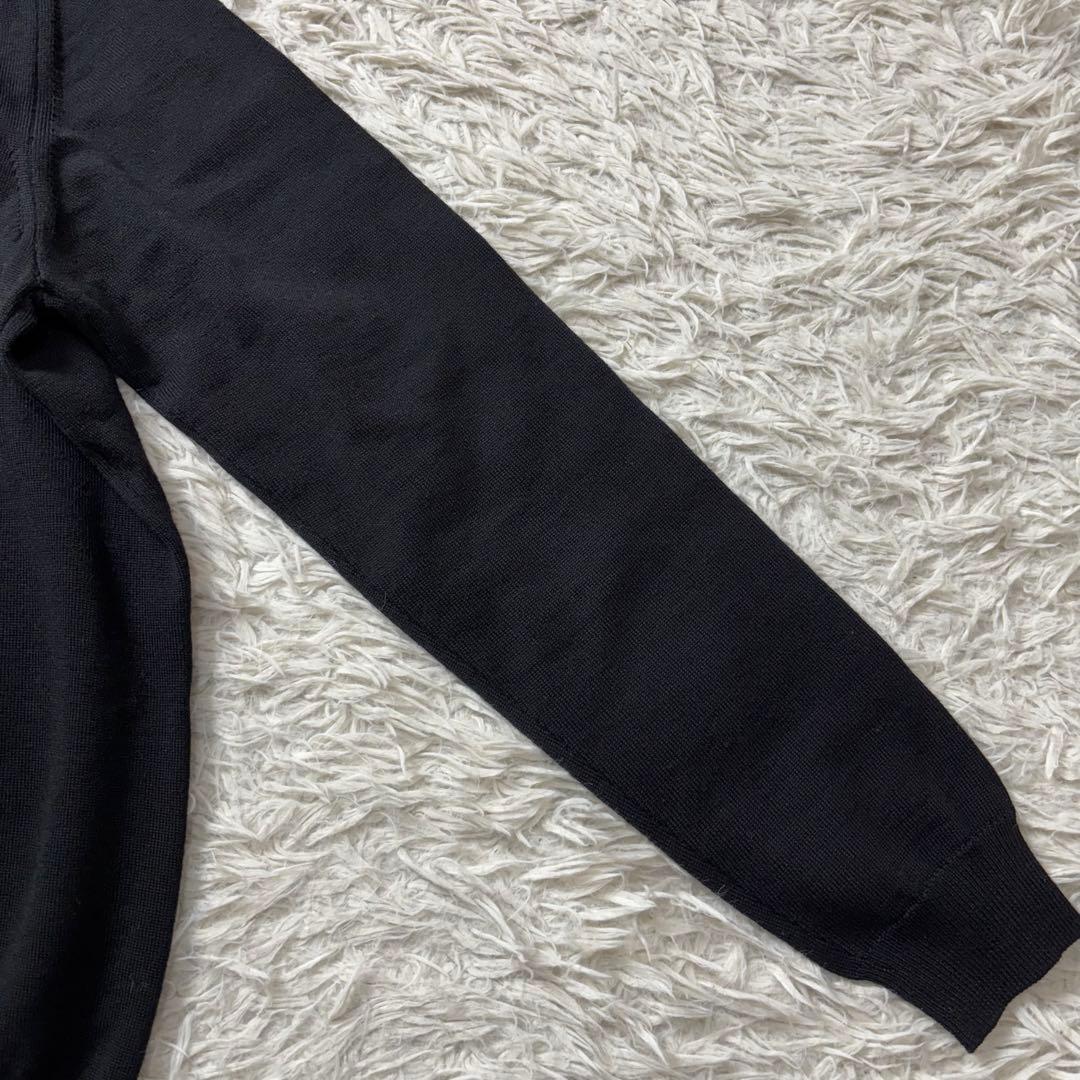 極美品 ZANONE ハイゲージニット ブラック 46