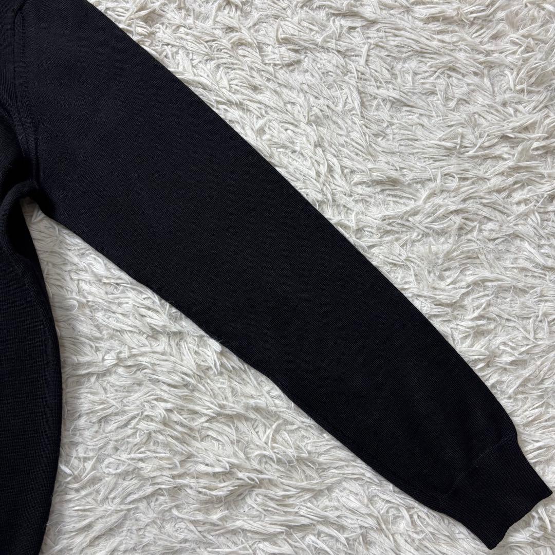 極美品 ZANONE ハイゲージニット ブラック 46