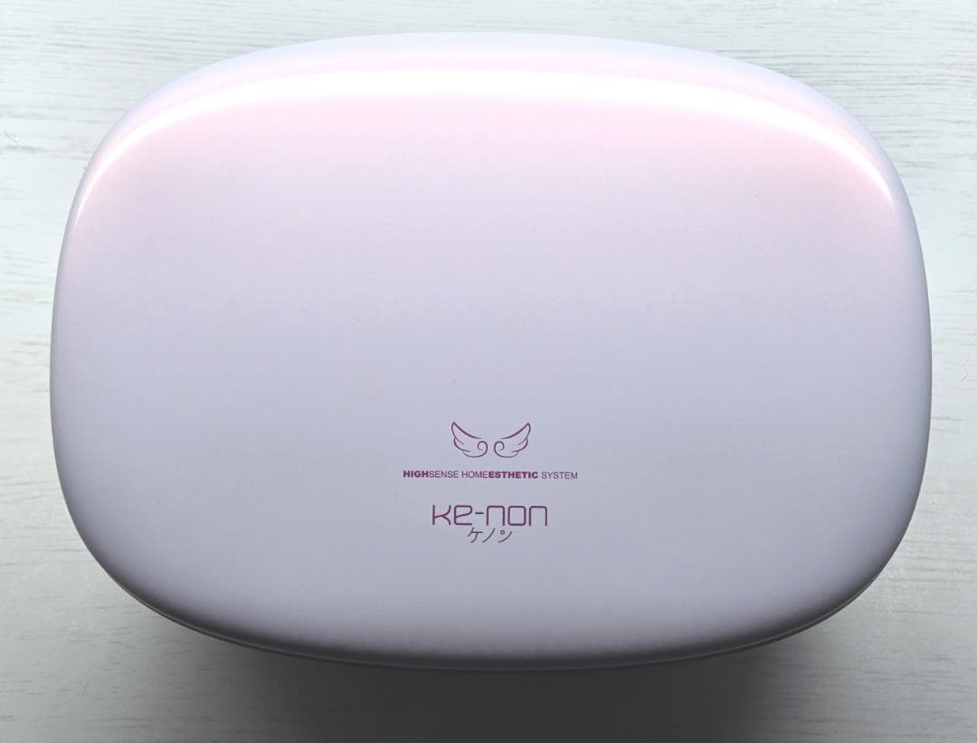 【ほぼ未使用/付属品完備】脱毛器 ケノン Ke-non 8.6 パールホワイト
