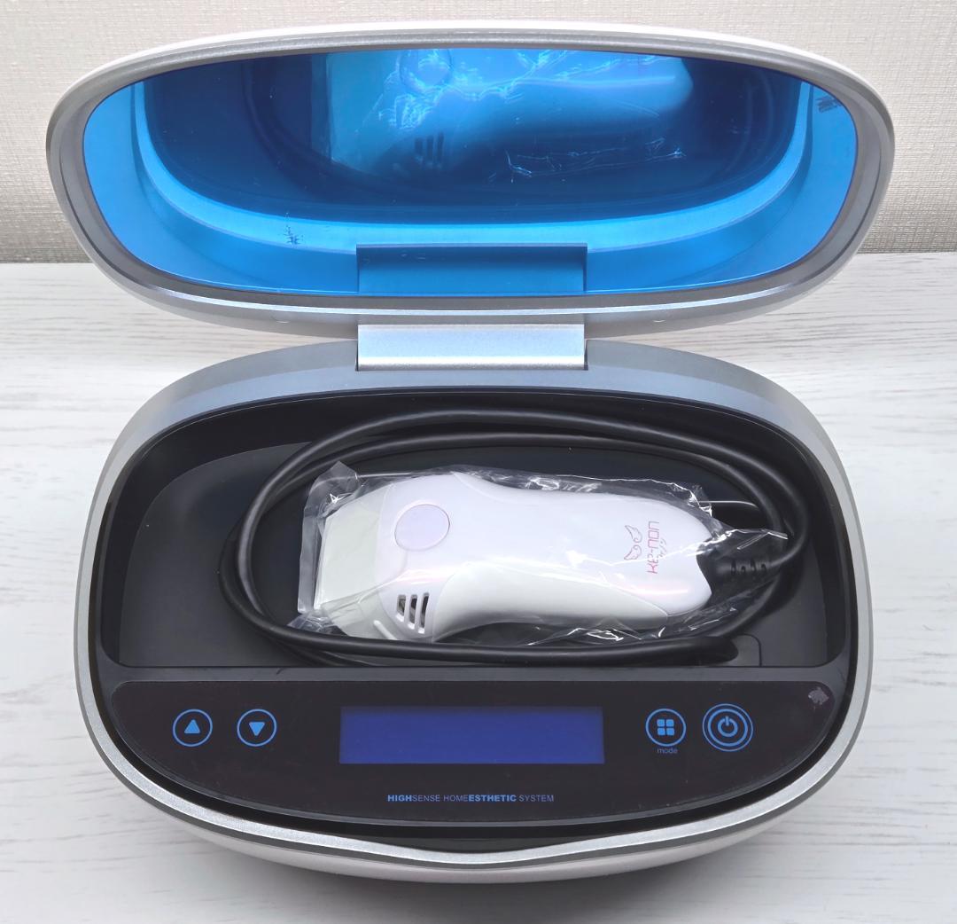 【ほぼ未使用/付属品完備】脱毛器 ケノン Ke-non 8.6 パールホワイト