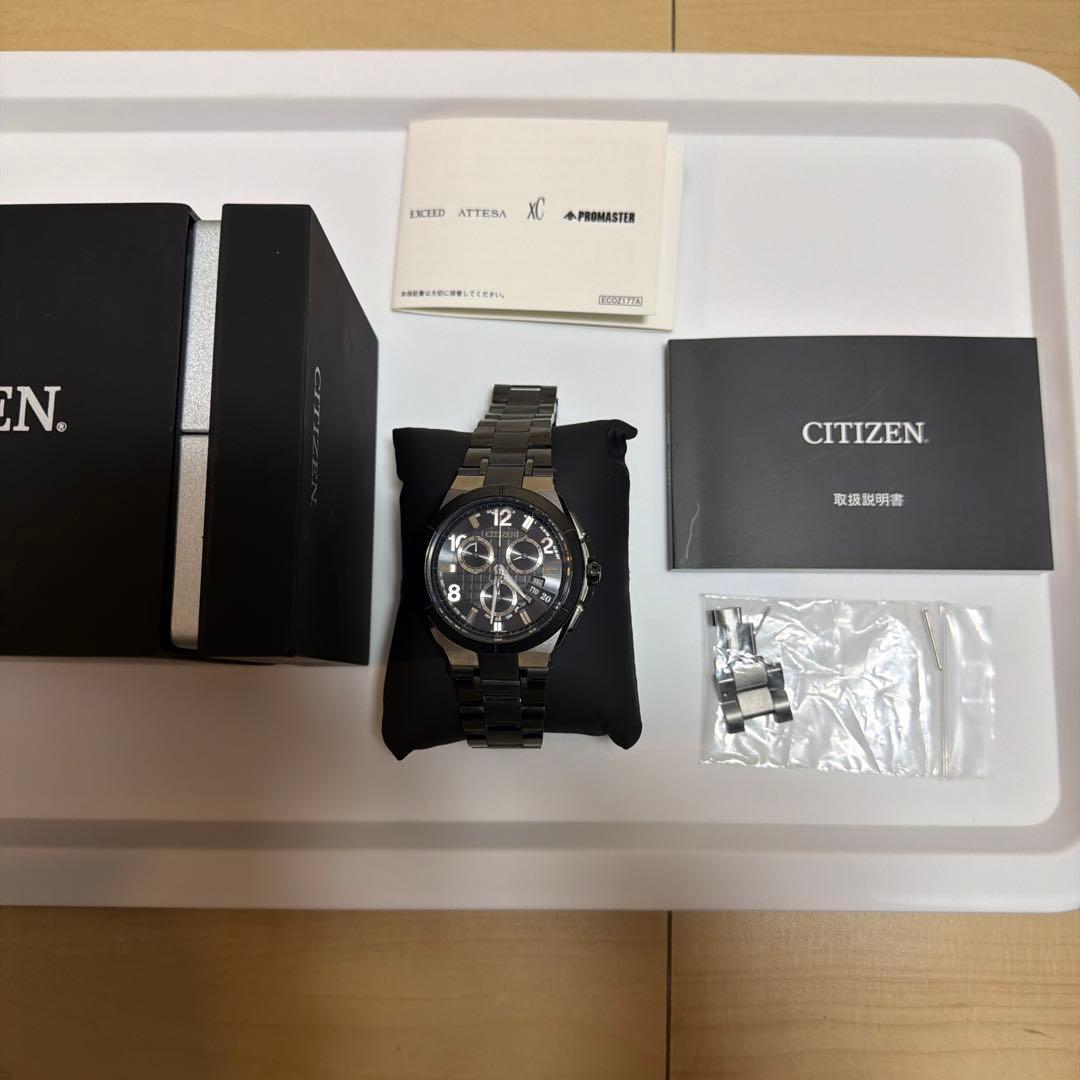 おやじ様限定版✨CITIZEN ATTESA 電波時計　BY0045-66F