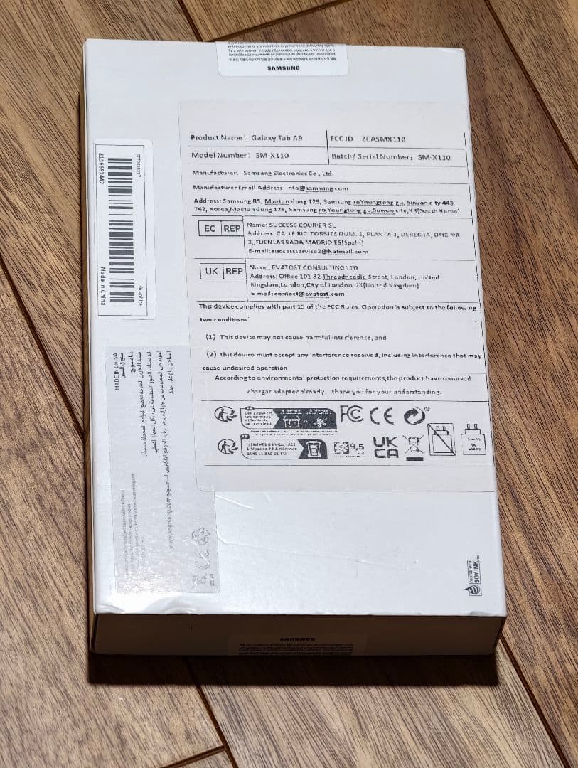 Samsung Galaxy Tab A9 海外版 8GB/128GB