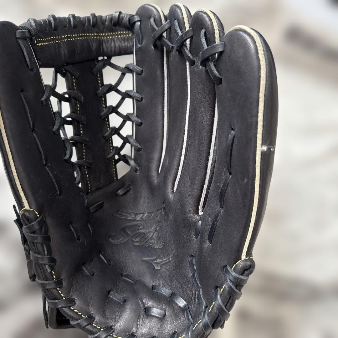 Mizuno 硬式野球グローブ 黒 12.5インチ