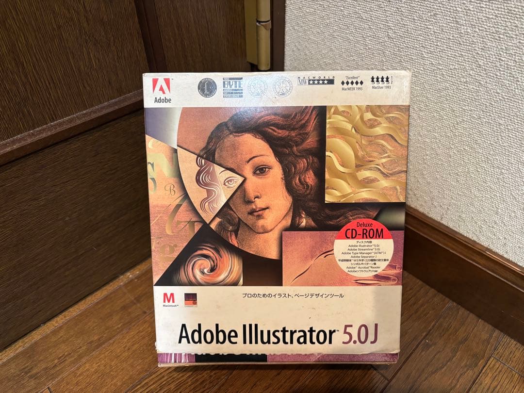 AdobeイラストレーターIllustrator 5.0J Macintosh版