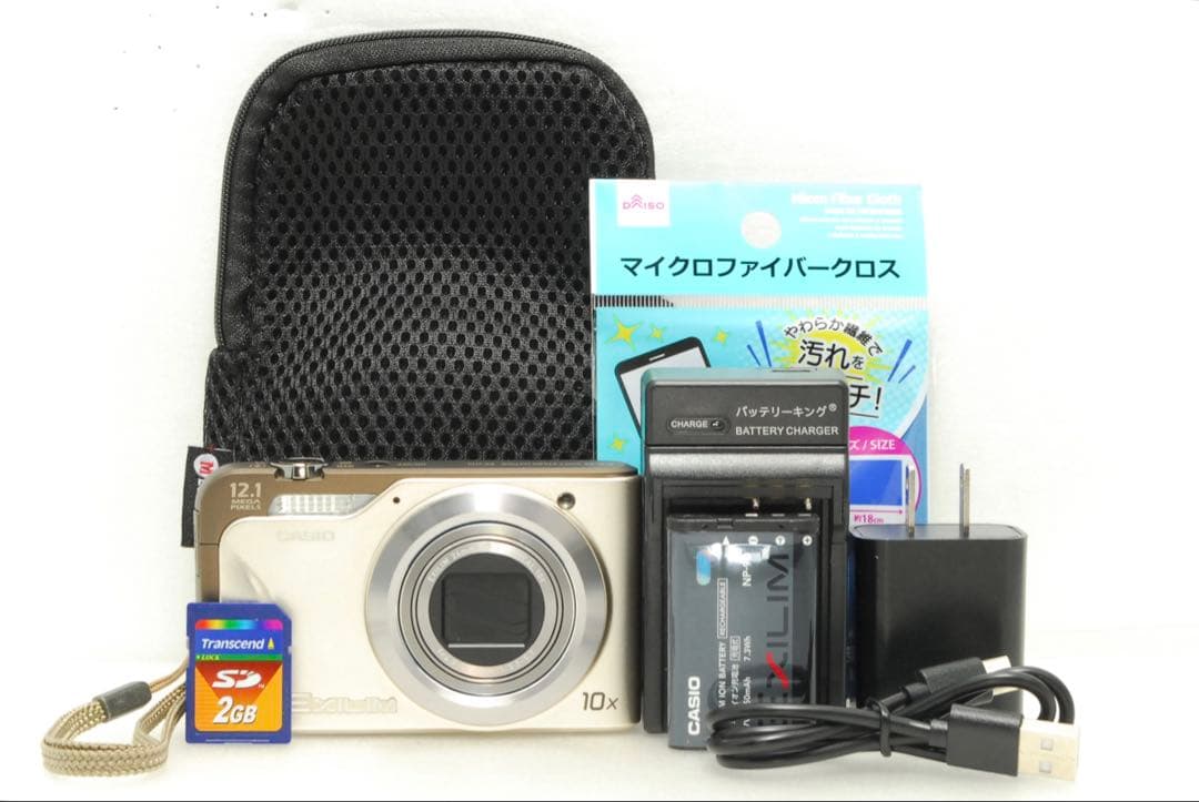 CASIO EXILIM EX-H10❤️スマホ転送 動作確認済 ゴールド カメラ