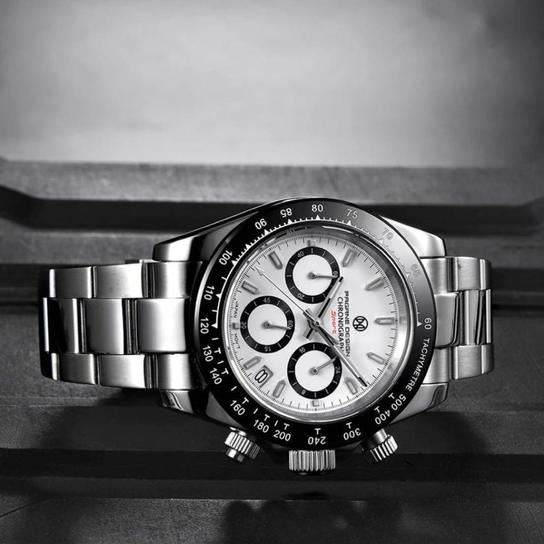 【★新品★】 腕時計 メンズ クロノグラフ デイトナタイプ クォーツ