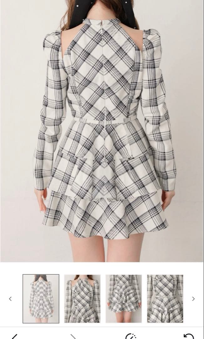 ︎*︎様 エムミーエメ Sleeve halter check mini one