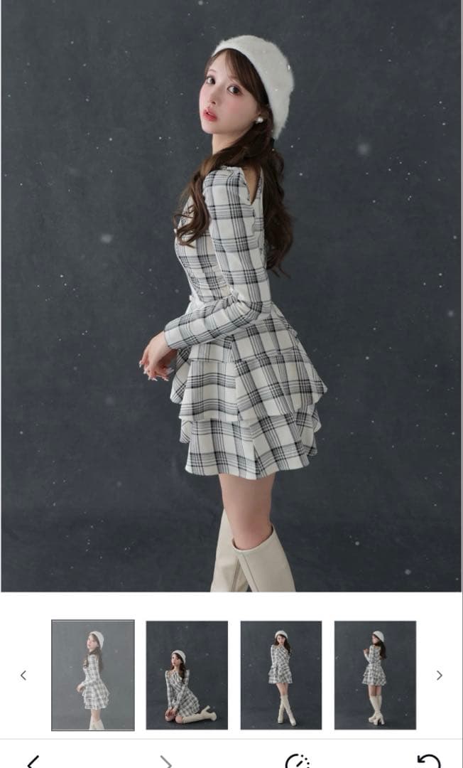 ︎*︎様 エムミーエメ Sleeve halter check mini one