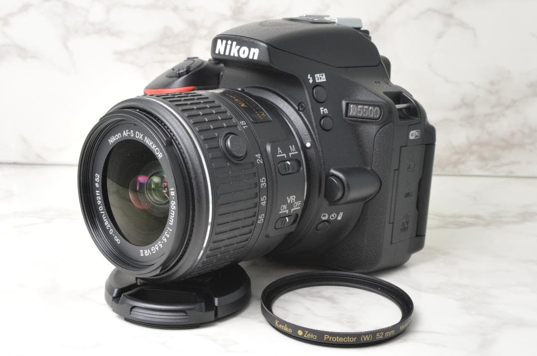 美品❣️Nikon D5500⭐️Wi-Fi スマホ転送 一眼レフカメラ ニコン