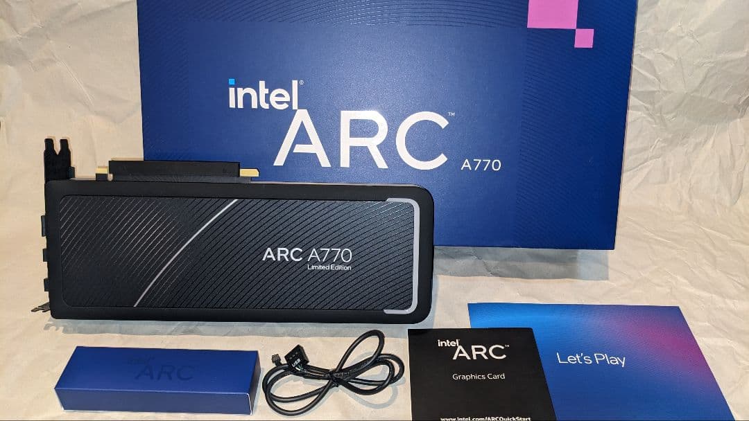 最終価格　Intel ARC A770 Limited Edition
