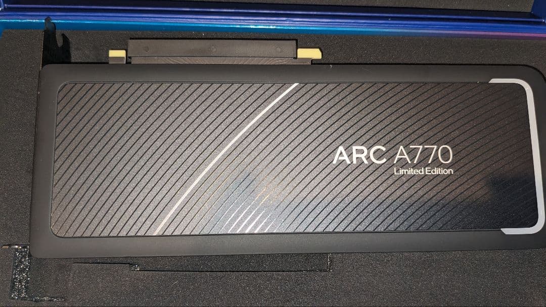 最終価格　Intel ARC A770 Limited Edition