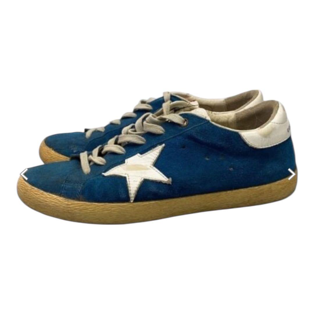 12291 ゴールデングース スニーカー スエード ブルー 41