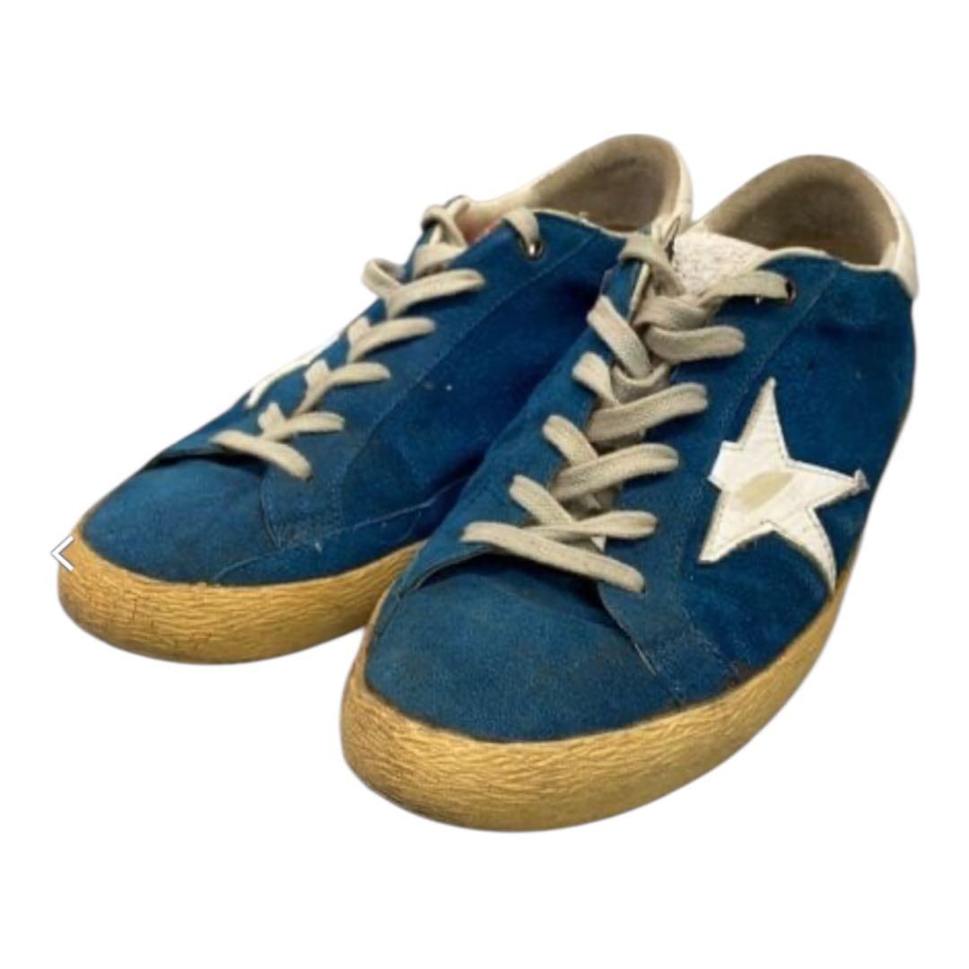 12291 ゴールデングース スニーカー スエード ブルー 41