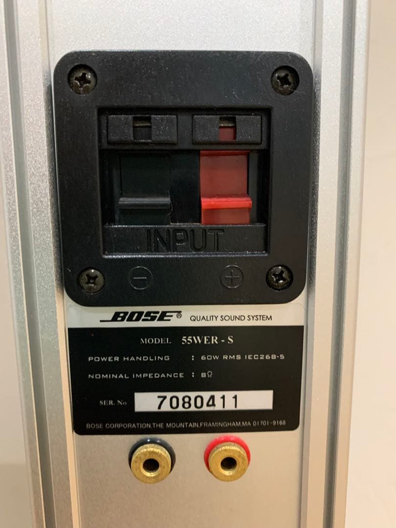 連番BOSE 55WER-S トールスピーカー 別売りフロアスタンド付