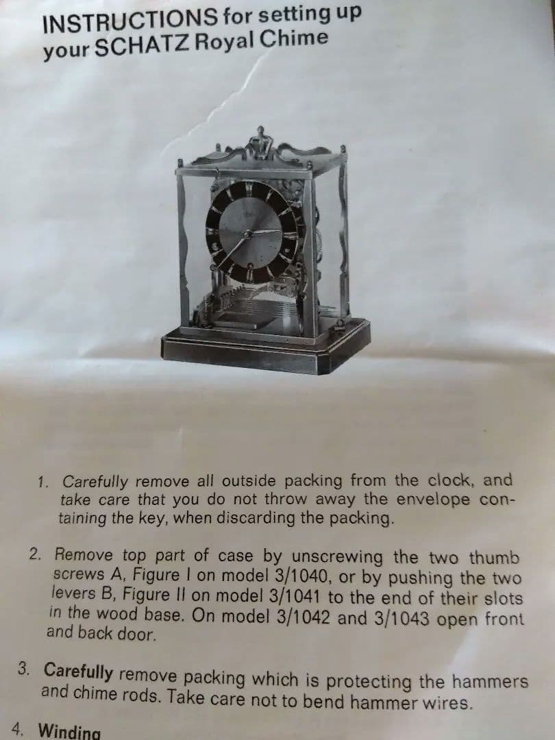 ドイツ製アンティーク置き時計