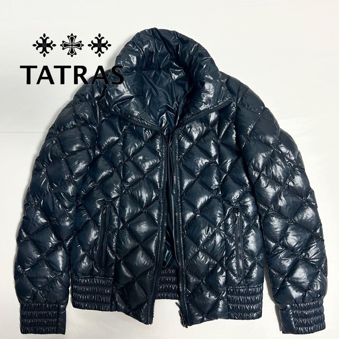 石*る様 【TATRAS】タトラス ダウンジャケット 34 キルティング 黒ネイ
