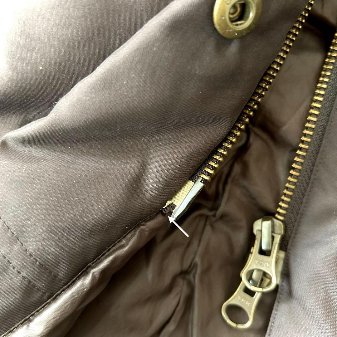 美品 セオリーリュクス ショールカラー ダウンコート ロング丈 ブラウン 38